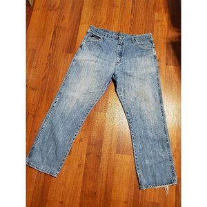 Wrangler Twenty X mens Western Straight Leg Blue Jeans 40x32